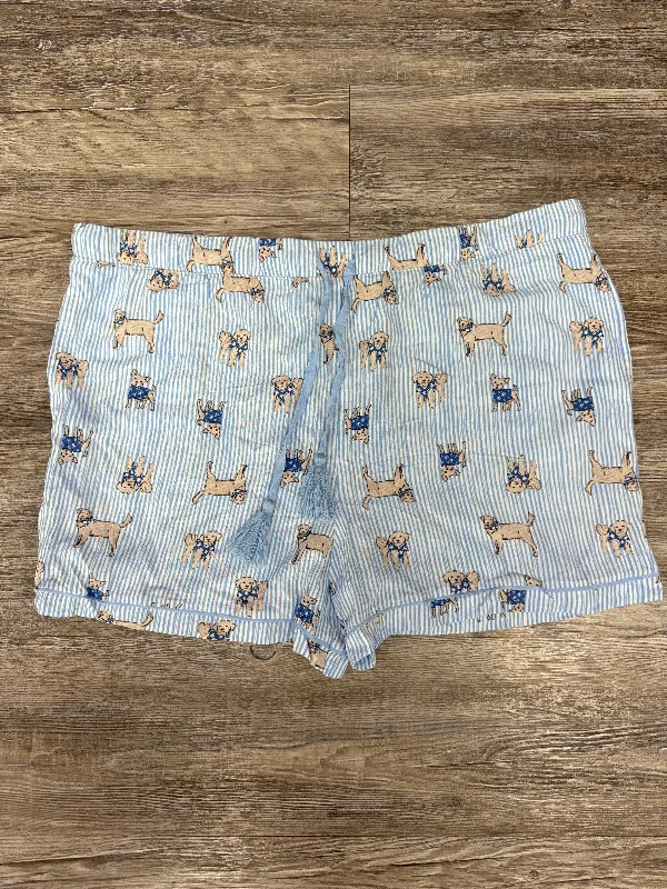 Shorts By Jaclyn Intimates In Blue & White, Size: Xl Vintage Men's 1970S Disco