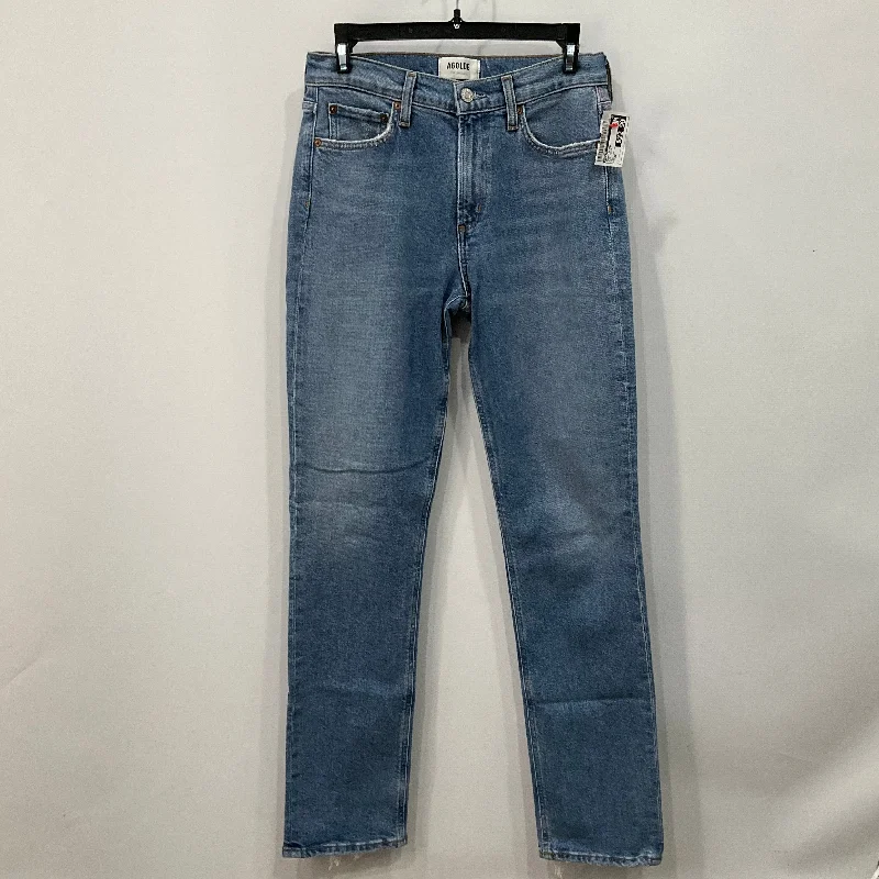 Jeans Skinny By Agolde In Blue Denim, Size: 4 Gym