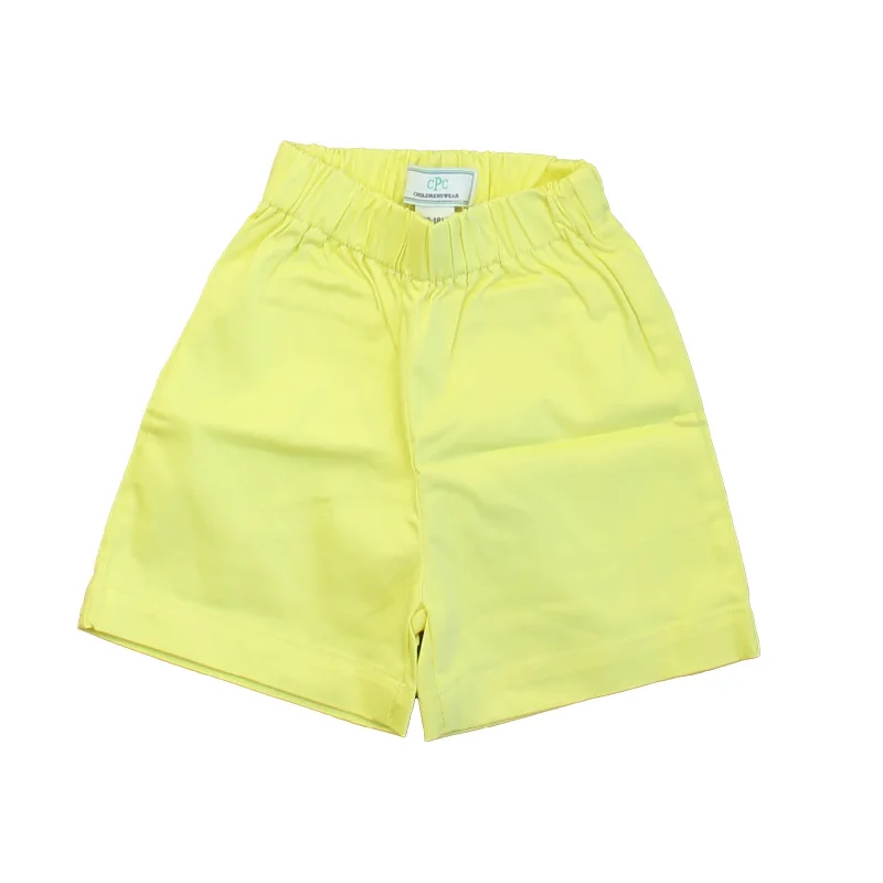 Classic Prep Boys Limelight Yellow Shorts Size: 12-24 Months Modern Men's 