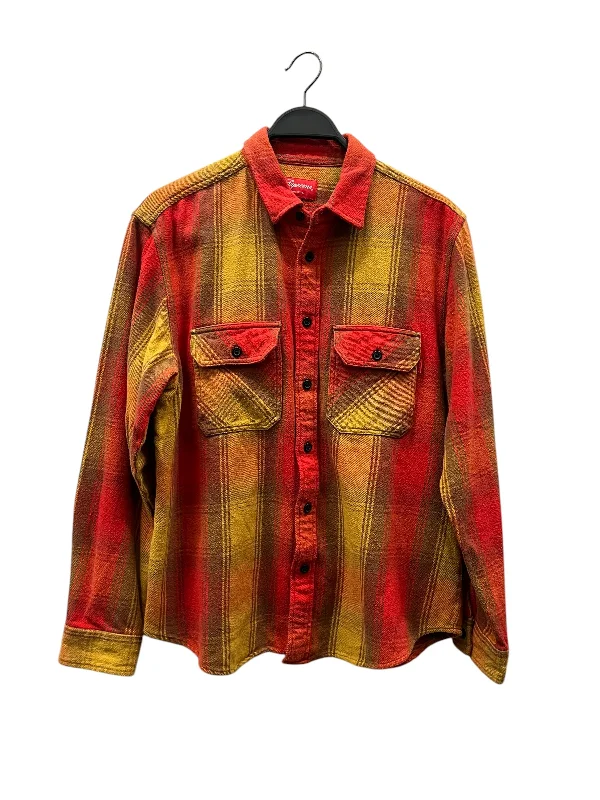 Supreme/Flannel Shirt/M/Cotton/RED/Flannel Dynamic Men's High