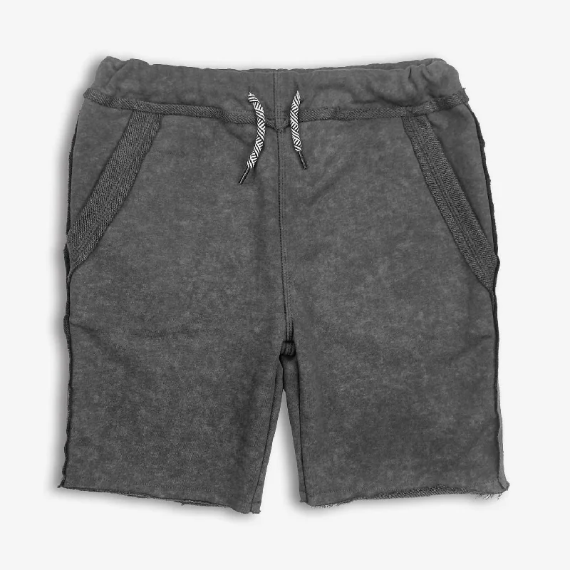 Boys Brighton Shorts In Vintage Black Relaxed Men's Beach