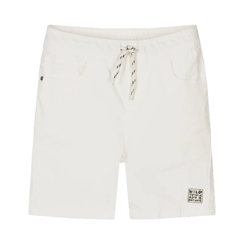 Off White Drawstring Bermuda Shorts Sharp Men's Italian