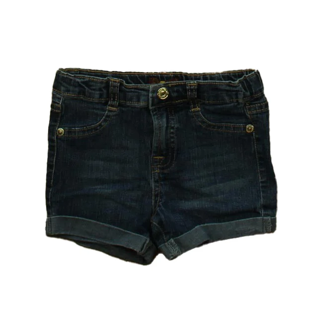 7 for all Mankind Girls Blue Jean Shorts Laid