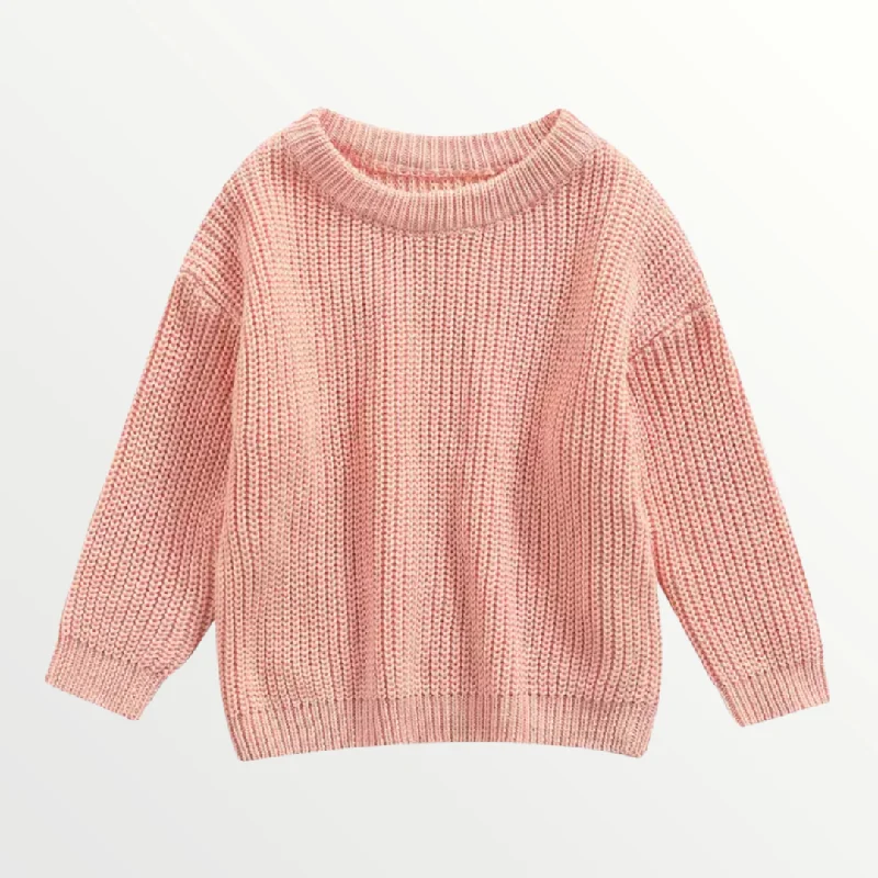 Willow Knit Sweater - Pink Organic