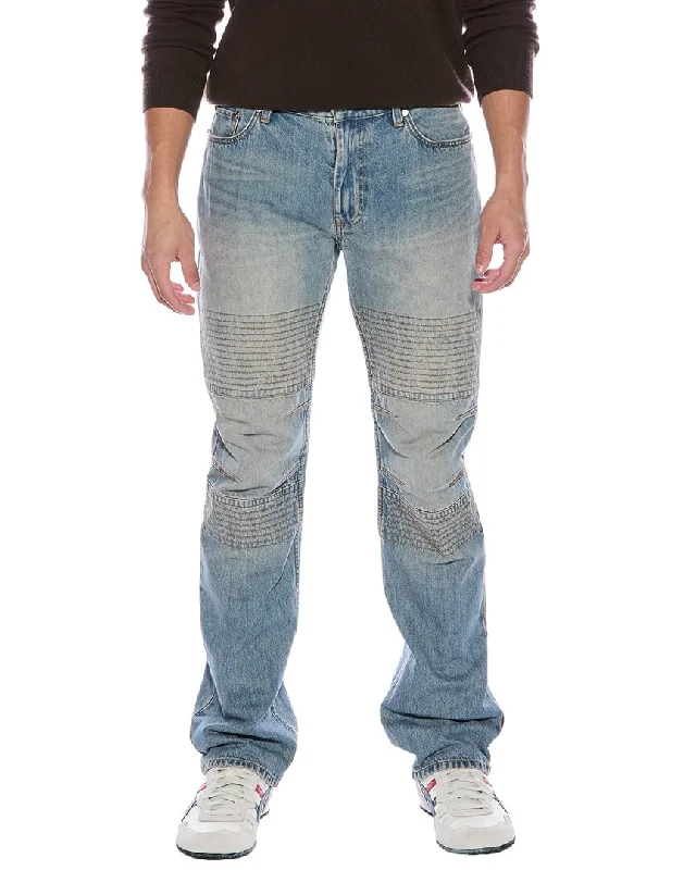 Helmut Lang Tinted Mid Moto Worker Jean Casual Men's Loose