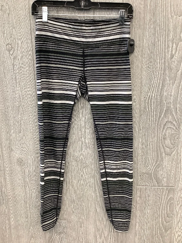 Athletic Leggings By Calvin Klein Performance In Striped Pattern, Size: S Refined Men's European