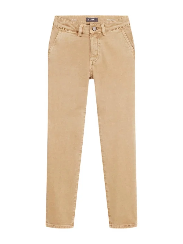 Boy's Brady Slim Jeans In Chino Khaki Masculine Men's Thick