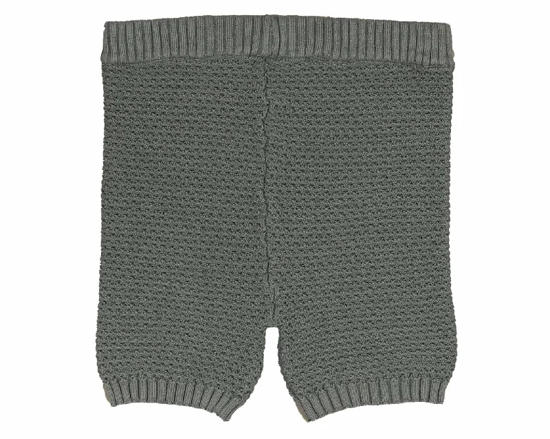 BELATI DUCK BLUE TEXTURED KNIT SHORTS [Final Sale] Sophisticated Men's French