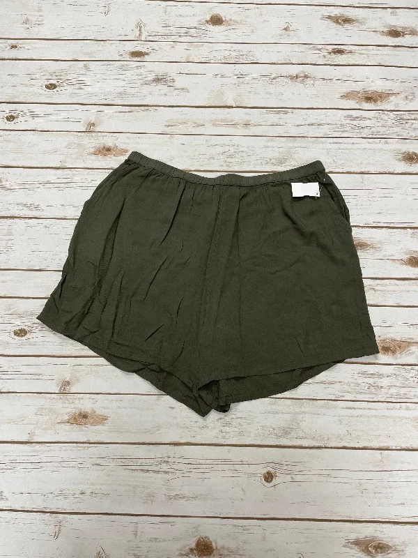 Shorts By Melrose And Market In Green, Size: 1x Elegant Men's Cashmere