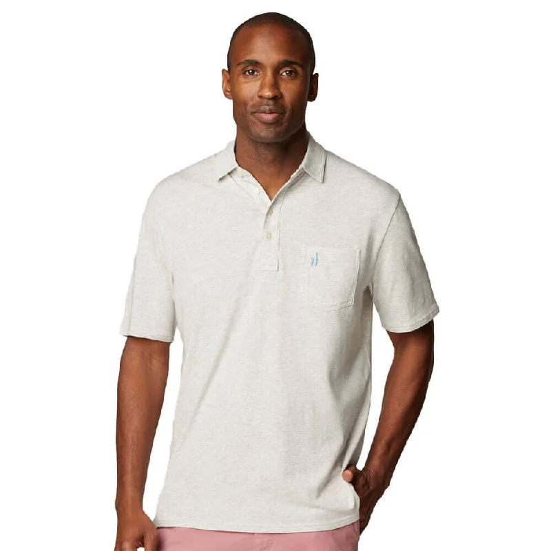 Johnnie-O Heathered Original 2.0 Polo Shirt - Heather Gray* Refined Men's Velvet