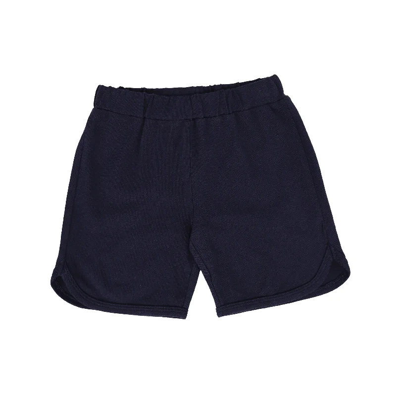 BACE COLLECTION NAVY PIQUE TRACK SHORTS [FINAL SALE] Preppy Men's College