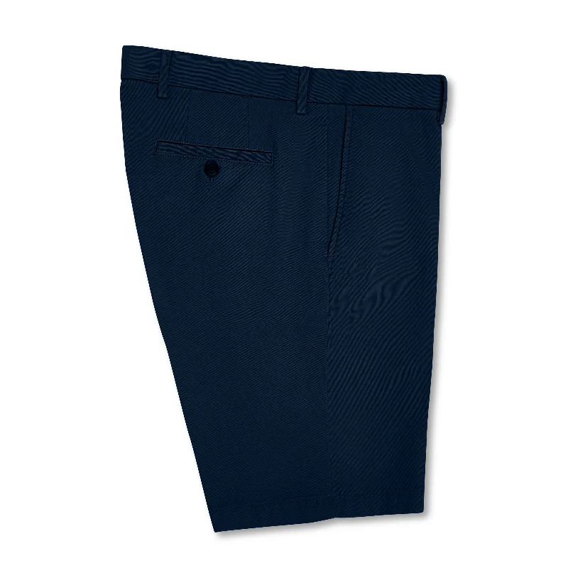 Cotton/Silk Stretch Short, Midnight Practical Men's Quick