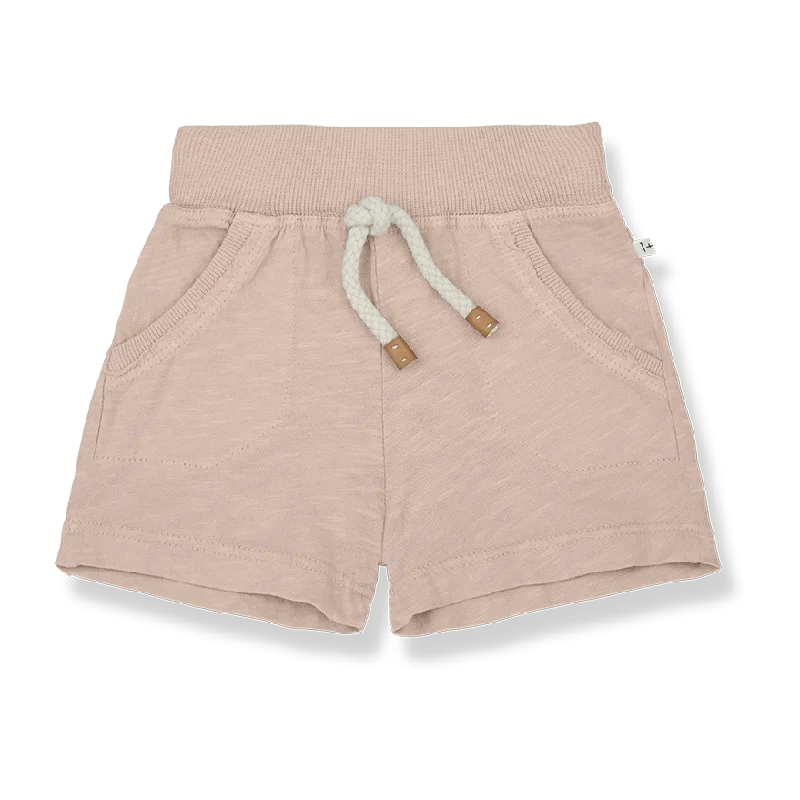 1 + IN THE FAMILY ROSE DRAWSTRING POCKET SHORTS [Final Sale] Organic