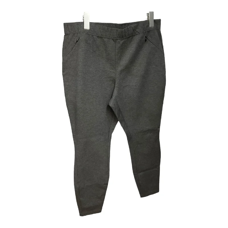 Pants Leggings By J. Jill In Grey, Size: L Monochromatic Office Style