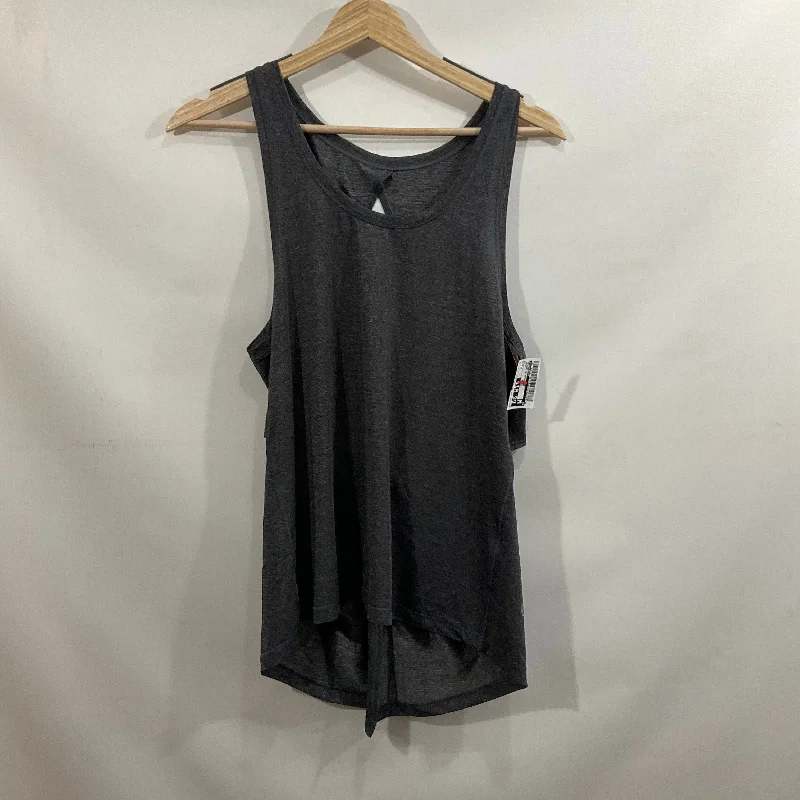 Athletic Tank Top By Lululemon In Grey, Size: 6 Monochromatic Office Style