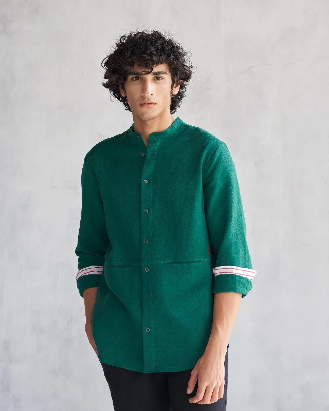 Joey Shirt - Green Relaxed Men's Australian 