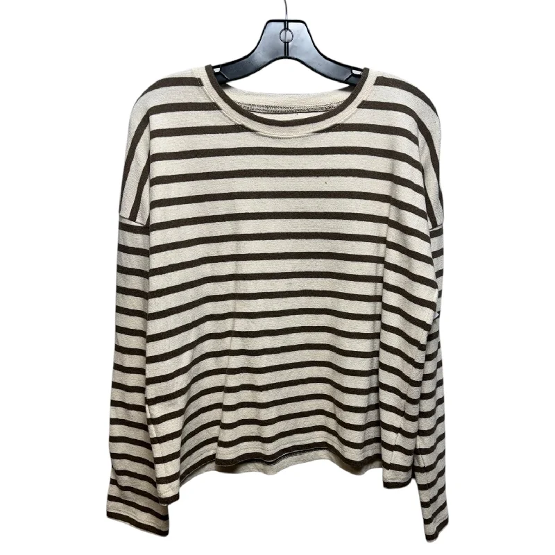 Sweater By Albion In Striped Pattern, Size: L Unique Men's Patch