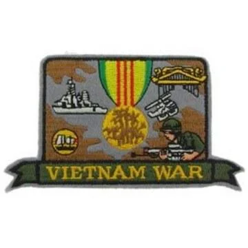 Vietnam War Medal Patch Traditional Men's Country