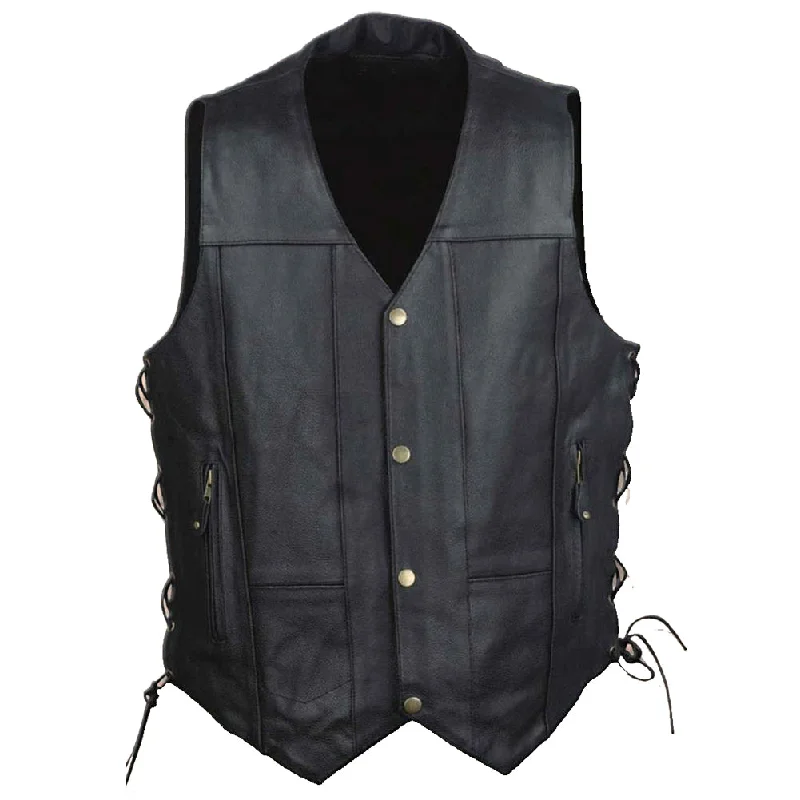 Men's 10 Pocket Vest Black Dynamic Men's High