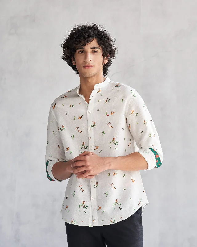 Nawab Shirt - White Sharp Men's Italian