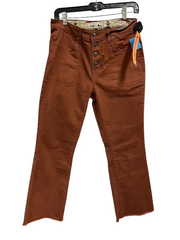 Jeans Designer By Frye In Orange, Size: 10 Practical Men's Multi