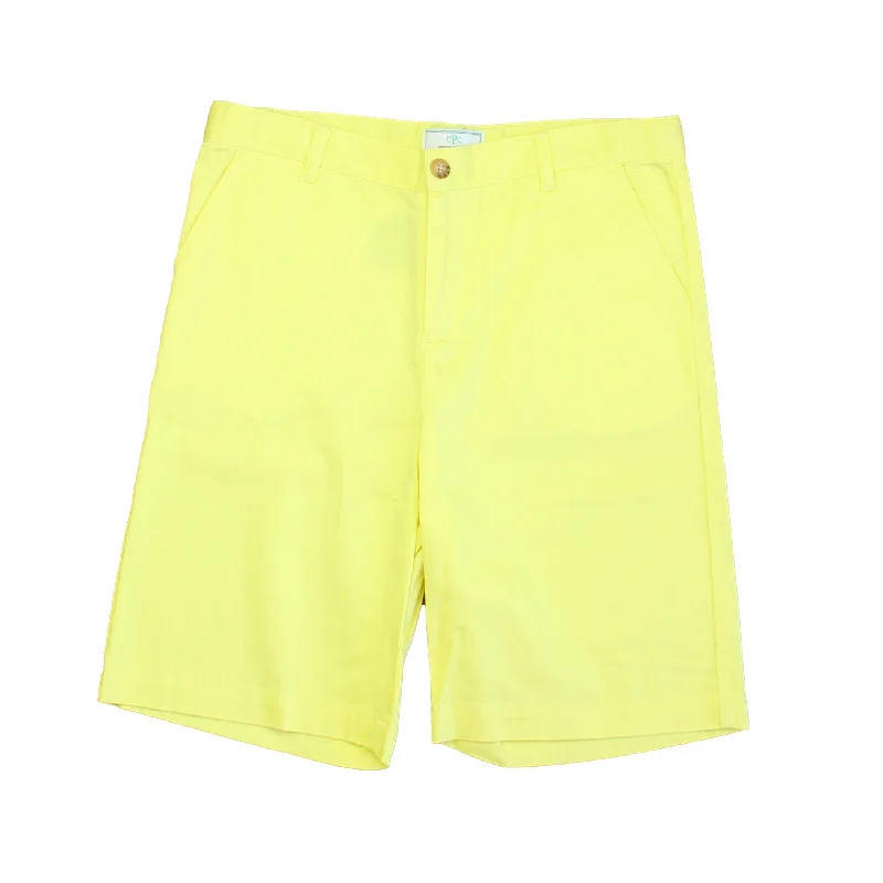 Classic Prep Boys Yellow Shorts Size: 6-14 Years Confident Men's High