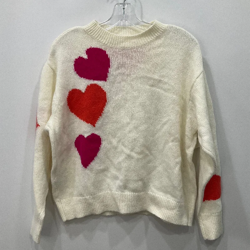 Sweater By Lou And Grey In Pink & White, Size: S Stylish Men's Neon