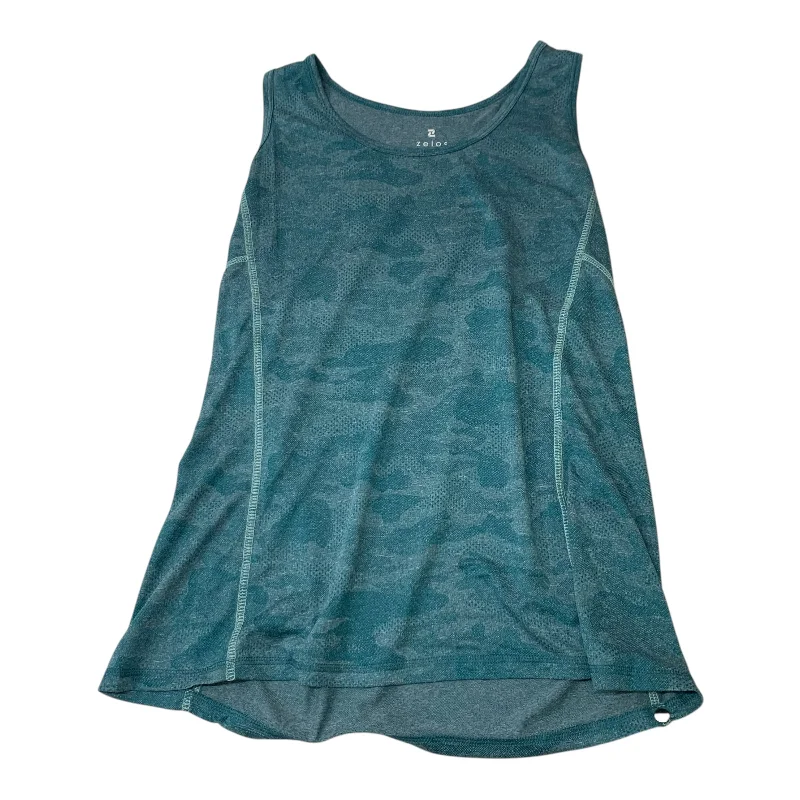 Athletic Tank Top By Zelos In Blue, Size: L Laid