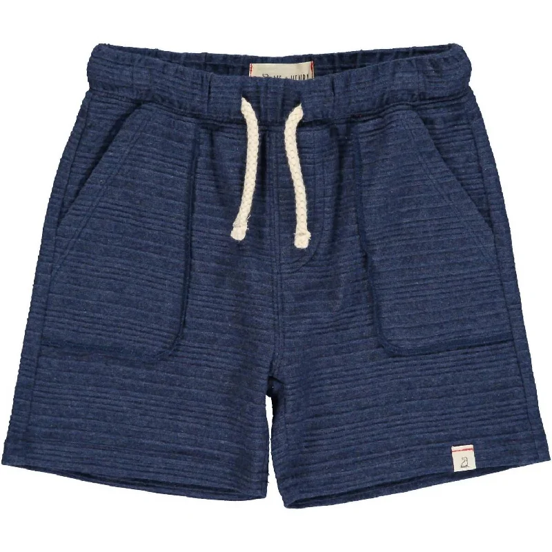 Boys Bluepeter Short In Navy Edgy Men's Punk