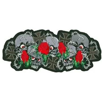 Skull & Roses Patch Gym