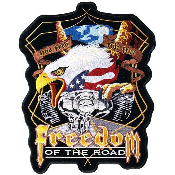 Freedom Of The Road Patch Preppy Men's College