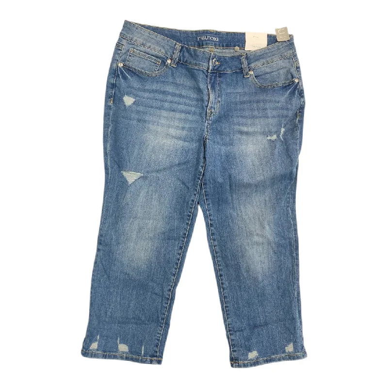 Jeans Cropped By Maurices In Blue Denim, Size:14 Rugged Men's Outdoor 