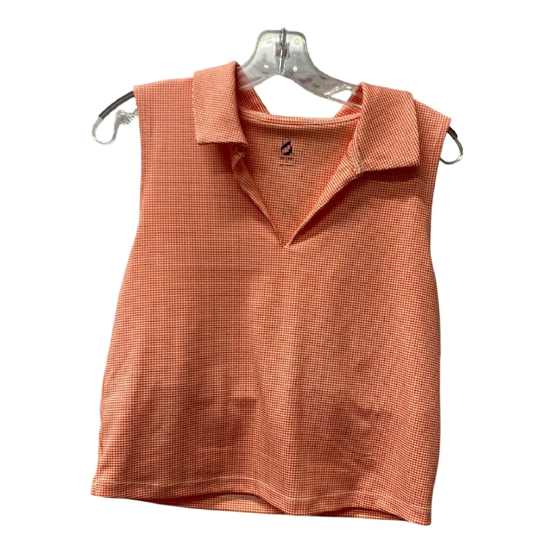 ATHLETIC TOP SS by LOU AND GREY In ORANGE, Size: XL Cclassic Men's Tweed