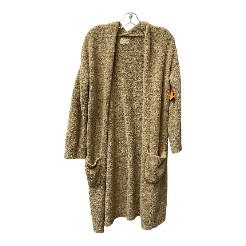 Sweater Cardigan By Thread And Supply In Tan, Size:S Stylish Men's Neon