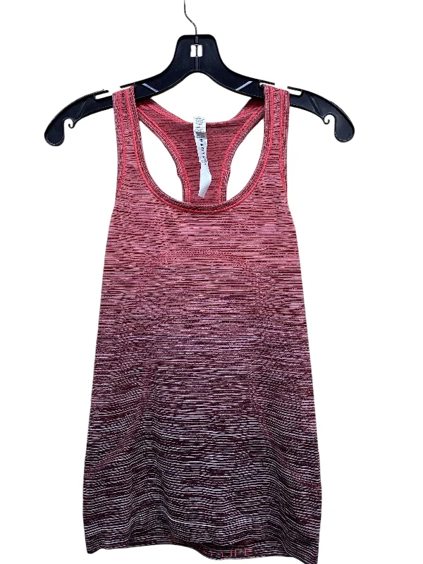 Athletic Tank Top By Lululemon In Red, Size: 6 Bold Men's Animal