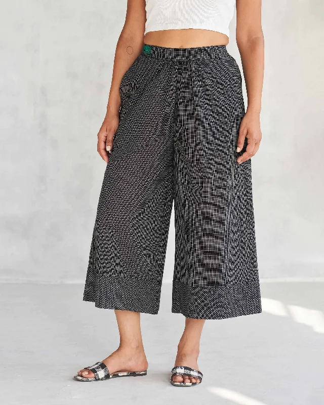 Picnic Culottes - Black & Ivory Refined Men's Classic 