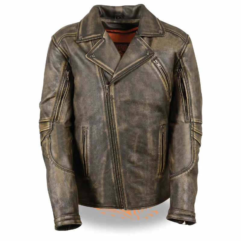 Men's Updated MC Jacket Distressed Youthful Men's Pop