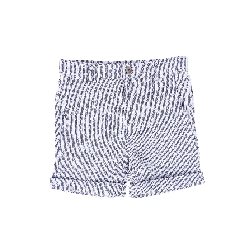 BAMBOO NAVY/WHITE STRIPED SHORTS British Gentleman Style