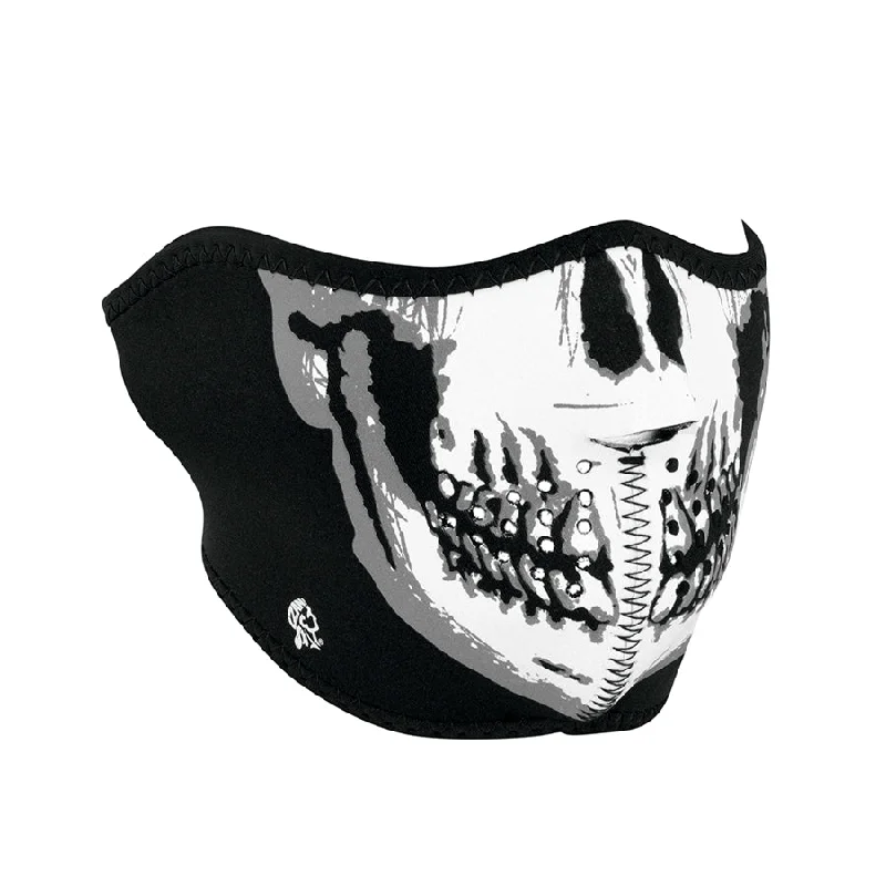 Half Mask Neoprene Skull Face Dapper Men's Bow