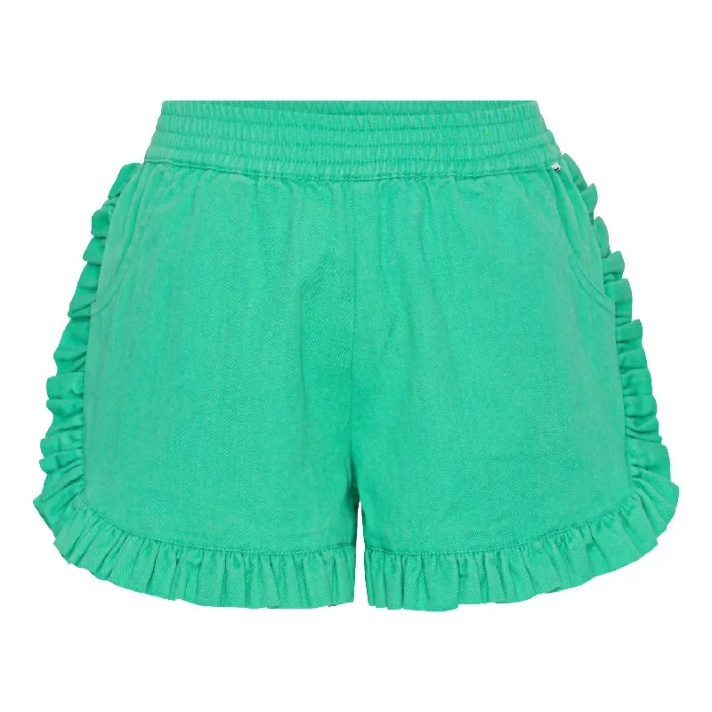 Girl's Acacia Short In Chalk Green Minimalist Men's Casual 