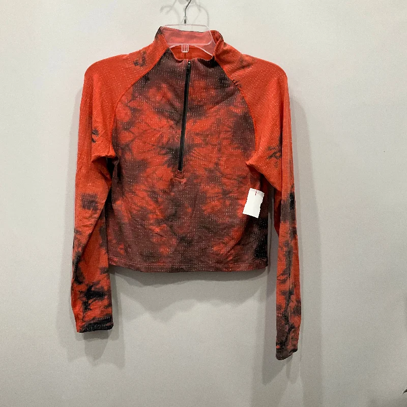 Athletic Jacket By Cmf In Orange, Size: S Unique Men's Upcycled