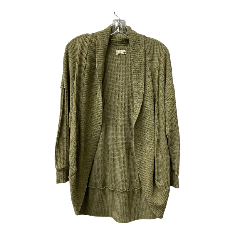 Sweater Cardigan By Altard State In Green, Size:S Tailored