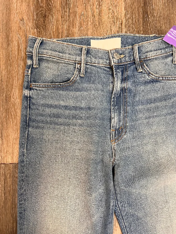 Jeans Straight Designer By Mother Jeans In Blue Denim, Size: 4/27 Business