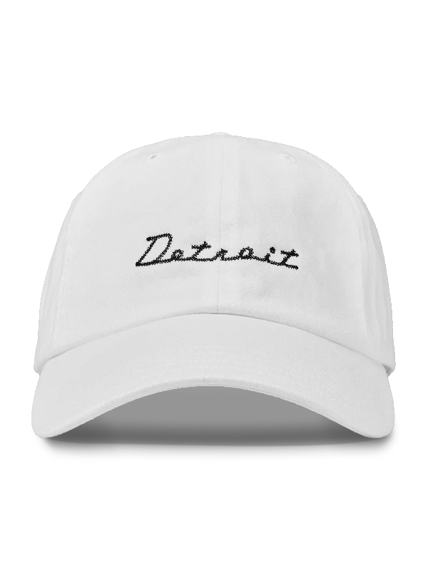 Detroit Dad Hat Laid