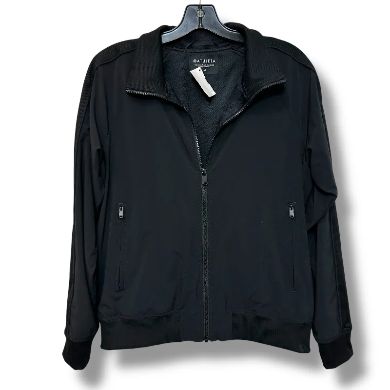 Athletic Jacket By Athleta In Black, Size: M Organic