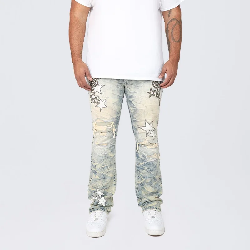 Big and Tall - Maximalist Studded R&R Jeans Tough Men's Military