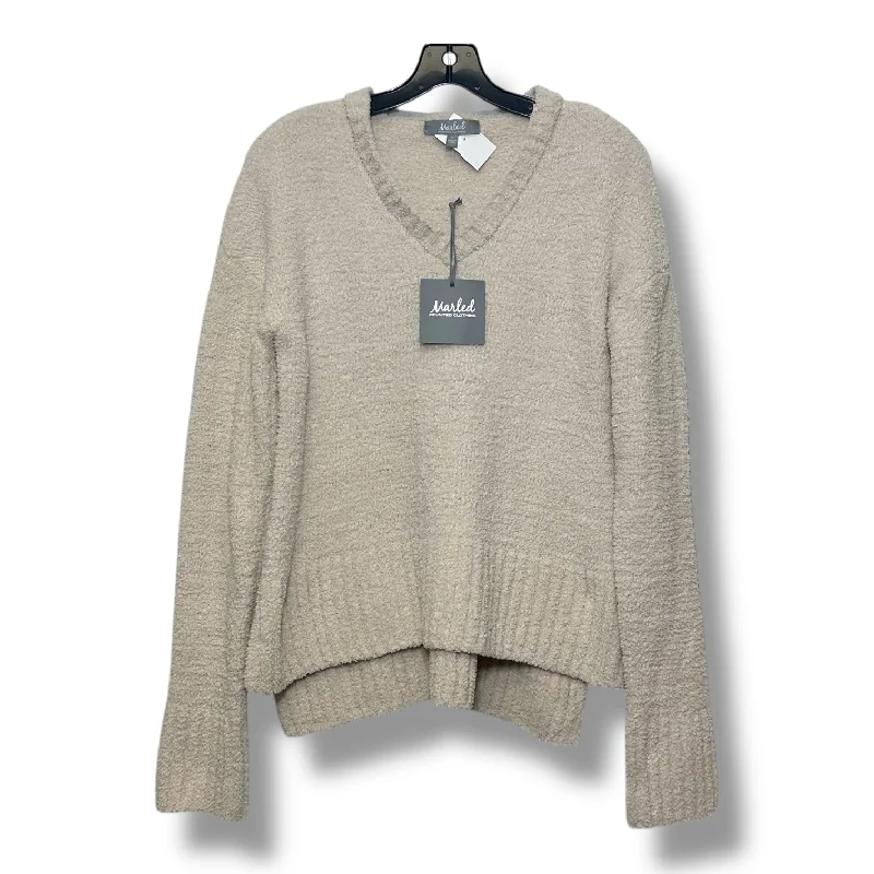 Sweater By Marled In Beige, Size: M Casual Men's Loose