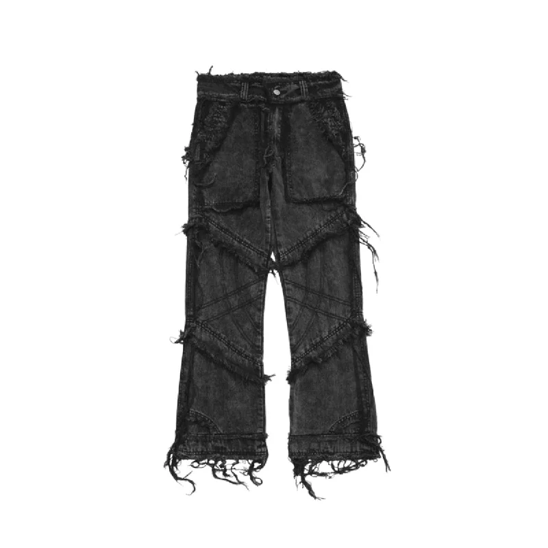 Street Hip-Hop Jeans Earthy Men's Sustainable 