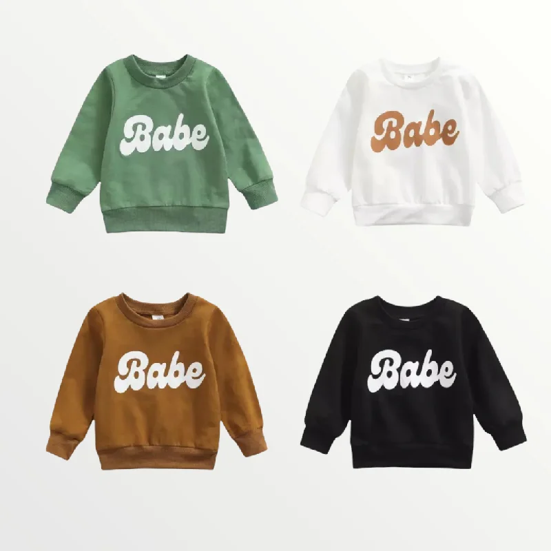 BABE Sweatshirt - 4 Colors Hip Men's Urban