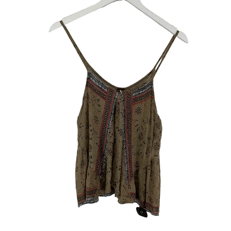 Brown Top Sleeveless Free People, Size S Dapper Men's 1920S